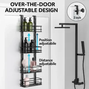 over the door shower caddy